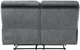 Homelegance® Muirfield Gray Manual Double Reclining Loveseat-4