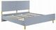 ACME Furniture Gaines Gray High Gloss Eastern King Panel Bed-0