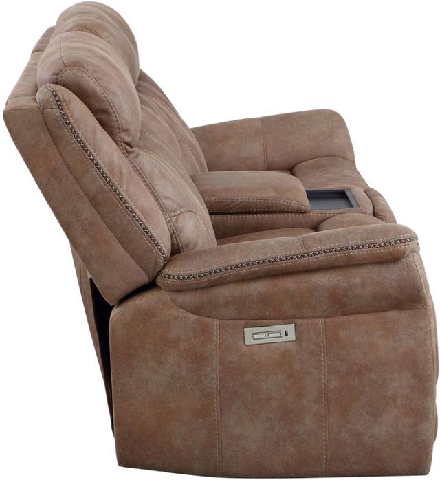 Steve Silver Co. Morrison Camel Power Reclining Loveseat-2