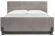 Magnussen Home® Kinsley Black Heron/Oslo Pewter Upholstered King Panel Bed-1