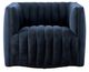 Four Hands Augustine Sapphire Navy Swivel Accent Chair-1