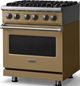 Viking® 5 Series 30" Golden Hour Pro Style Dual Fuel (NG) Range with Polished Chrome Trim-3