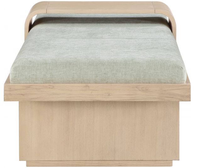 Meridian Furniture Arlington Mint/Natural Bench-2