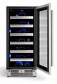 XO 15" Fingerprint Resistant Stainless Steel Wine Cooler-2