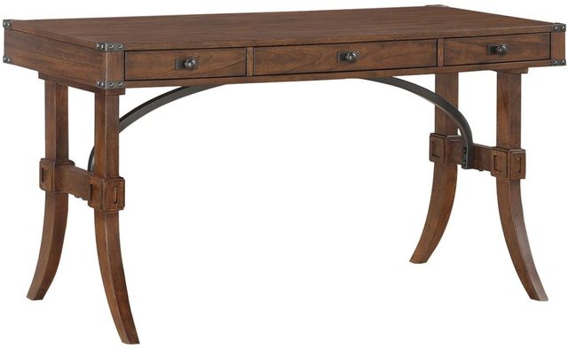 Mazin Furniture Frazier Park Brown Cherry Writing Desk-0