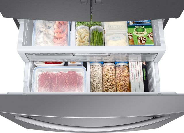 Samsung 28.0 Cu. Ft. Fingerprint Resistant Stainless Steel 3-Door French Door Refrigerator-4
