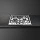Smeg 24" Stainless Steel Gas Cooktop-3