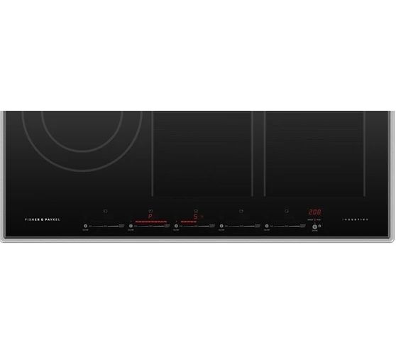 Fisher & Paykel Series 9 Professional 36" Black Glass Induction Cooktop-1