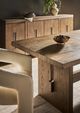 Universal Explore Home™ New Modern Eden Medium Brown Oak Dining Table-2