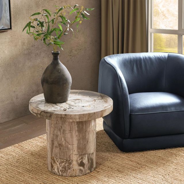 Classic Home Janelle Sepia Vein Large Accent Table-1