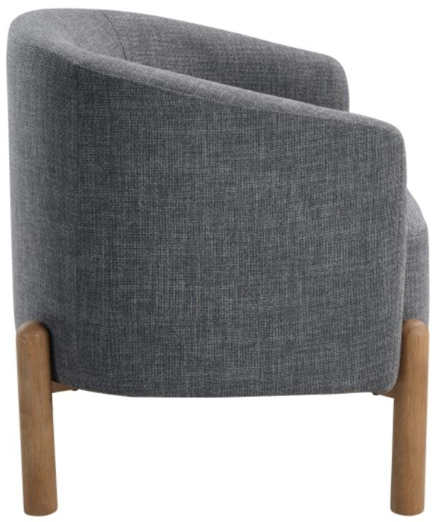 Homelegance® Borger Gray Accent Chair-3