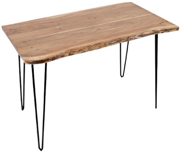 Jofran Inc. Nature's Edge Black/Natural Counter Dining Table with Black Base-3