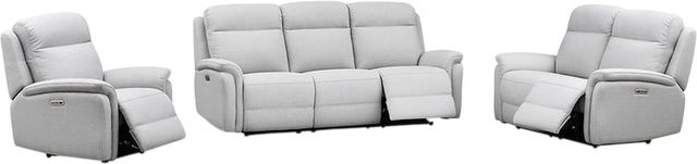 Aurora Furniture Cascade Vanilla Power Reclining Loveseat-2