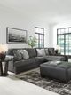 Benchcraft® Brixley Pier Graphite Oversized Accent Ottoman-3
