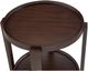 Riverside Furniture Walnut Park Dark Walnut Chairside Table-3