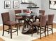 Furniture of America® Atwood Dark Walnut Counter Chair-2