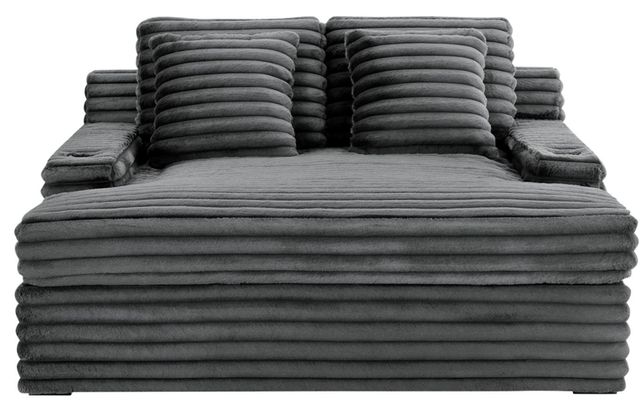 Legends Home Sky Luxe Gunmetal Double Chaise-2