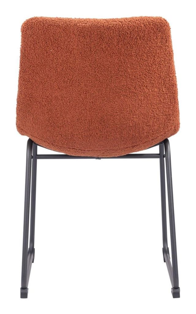 Zuo® Modern Smart Burnt Orange Dining Chair-3