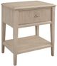 Riverside Furniture Carmella Pebble Oak 1-Drawer Nightstand-0