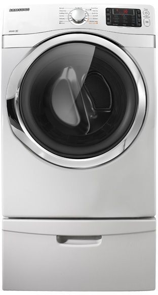 Samsung Front Load Gas Dryer-White-0