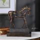 Uttermost® Titan Horse Antiqued Bronze Sculpture-2