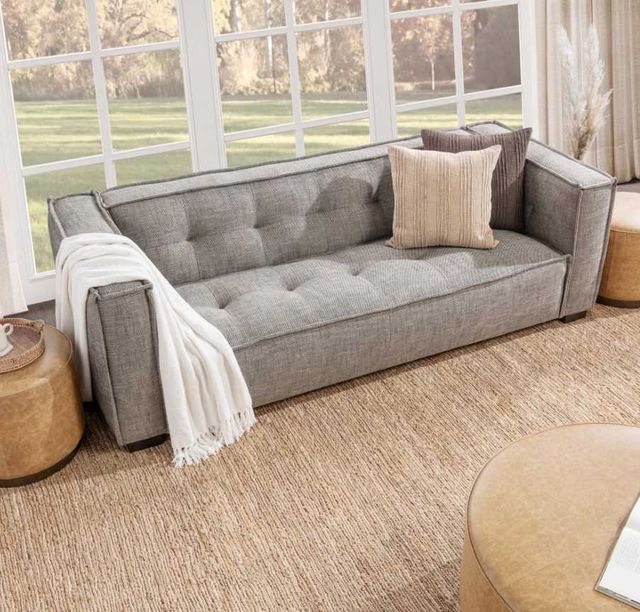 Classic Home Element Gray Upholstered Sofa-1