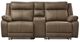 Signature Design by Ashley® Max-Media 3-Piece Biscotti Power Reclining Sectional with Audio Console-0