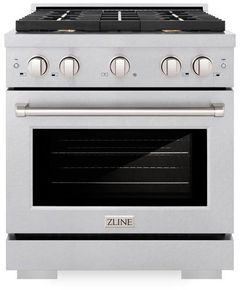 ZLINE 30" Satin Stainless Steel Pro Style Gas Range