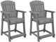 Signature Design by Ashley® Ross Cove 2-Piece Dark Gray Aluminum/Plastic Outdoor Bar Stool-0