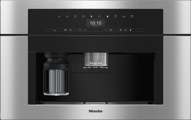 Miele 30" Clean Touch Steel Built-In Fully Automatic Coffee Maker