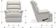La-Z-Boy® Astor Porcelain Manual Wall Recliner-2