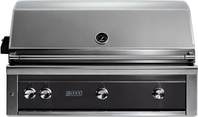 LYNX® Professional 3-Burner Obsidian Built-In Natural Gas Grill with All Trident Infrared Burners and Rotisserie-0