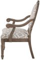 Olliix by Madison Park Grey/White Brentwood Exposed Wood Arm Chair-2
