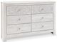 Signature Design by Ashley® Paxberry 6-Piece Whitewash King Panel Bed Set-2