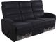 GoBerce® Black Reclining Sofa-1