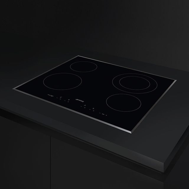Smeg 24" Black Electric Cooktop-2