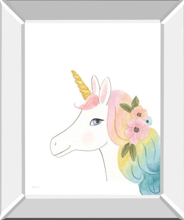 Classy Art Lets Chase Rainbows V by Jenaya Jackson Mirror Framed Wall Art-0