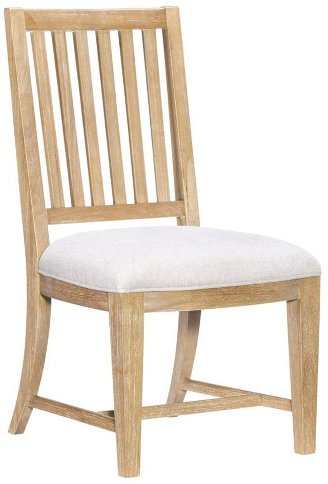 Legacy Classic Torrance Aged Driftwood Slat Back Side Chair