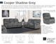 Parker House® Cooper 3-Piece Shadow Gray Manual Reclining Seating Set-2