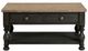 Riverside Furniture Barrington Antique Oak Rectangular Coffee Table with Matte Black Base-1