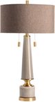 Crestview Collection Moselle Taupe Table Lamp-0