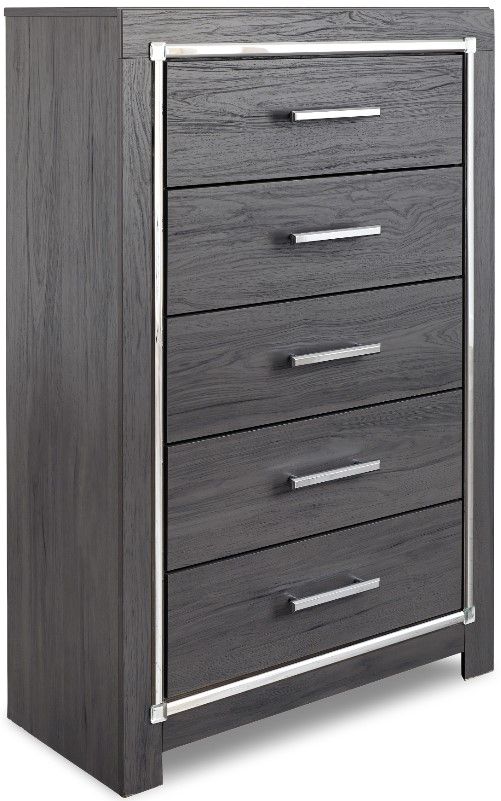Signature Design by Ashley® Lodanna 6-Piece Gray King Panel Bed Set-4