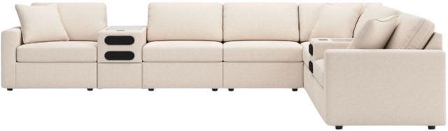 Signature Design by Ashley® Modmax 8-Piece Oyster L-Shape Sectional with Audio Console-2