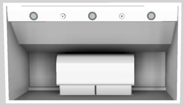 Vent-A-Hood® 42" White Wall Mounted Range Hood-3