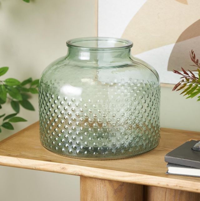 Deco Marche Green 11" Vase-2