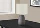 Monarch Specialties Inc. 19"H Grey Ceramic Table Lamp-3