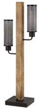 Cal® Lighting & Accessories Lenox Dark Bronze/Light Oak Table Lamp-0