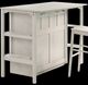 Night & Day Furniture™ Siesta Antique White Twin Murphy Cabinet Desk Bed-1