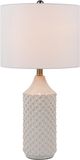Surya Jessore White Glazed Lamp-1
