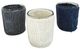 A & B Home Kitted Blue/Gray/White Votives-0